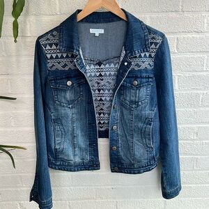 Embroidered Denim Jacket